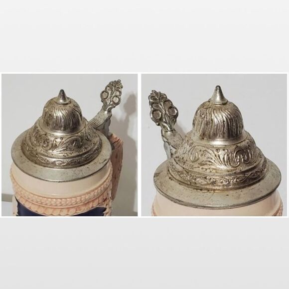 Vintage German Beer Stein Mug Love Collectable Lidded - Picture 6 of 12